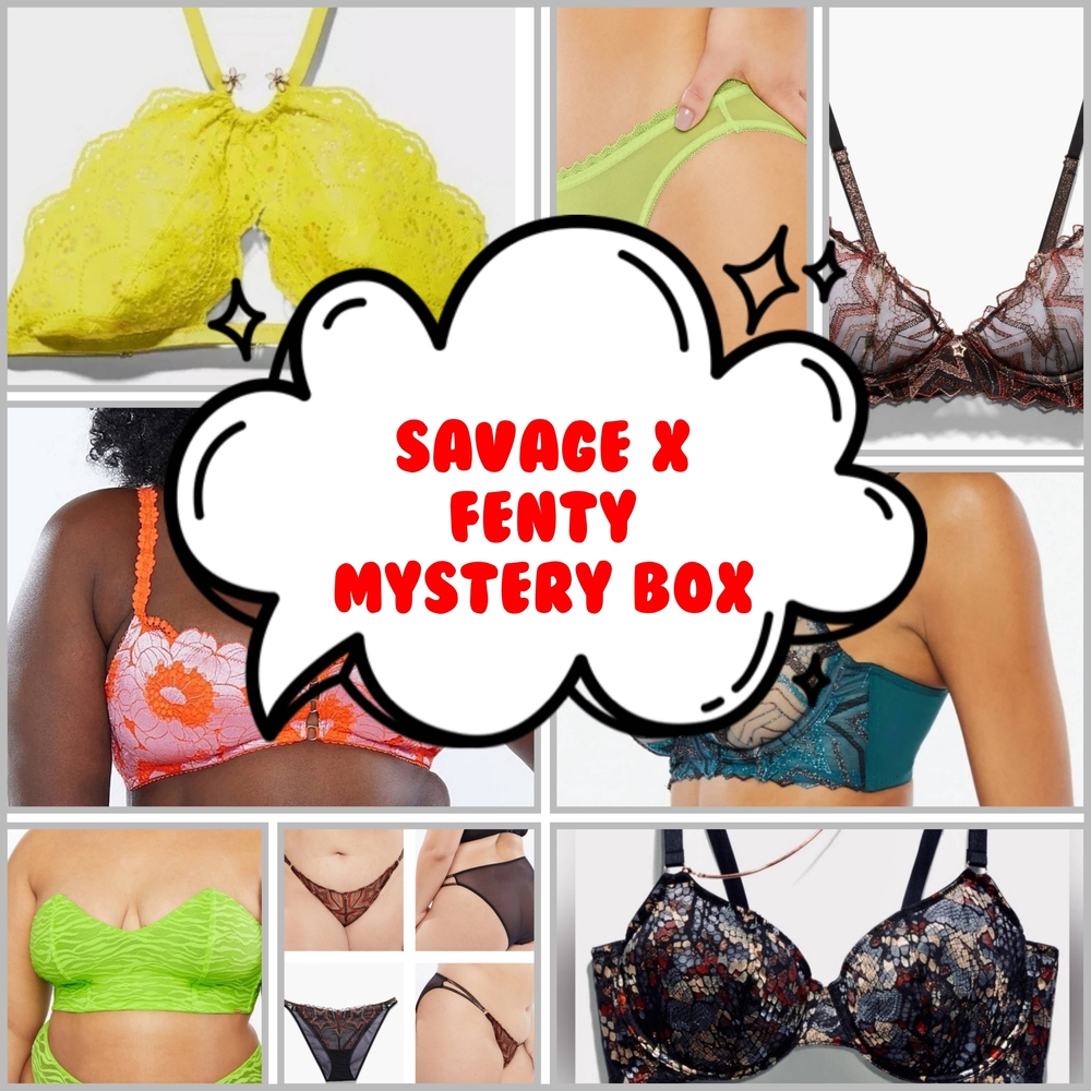 Savage X Fenty Intimates Collection Mystery Box 3Pc + 1 FREE Mystery Item